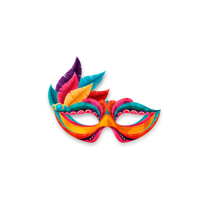 maschera colorata